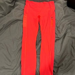 Fabletics activewear orange leggings size large